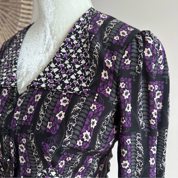 Anna Sui Silk Mini Dress - Picture 8 of 10